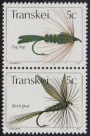 Südafrika - Transkei Mi.Nr. Zdr.68,67 Senkr. Künstliche Fliegen  - Autres & Non Classés
