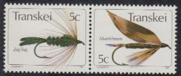 Südafrika - Transkei Mi.Nr. Zdr.68,69 Waag. Künstliche Fliegen  - Andere & Zonder Classificatie