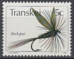 Südafrika - Transkei Mi.Nr. 67 Künstliche Fliegen, Black Gnat (5) - Andere & Zonder Classificatie