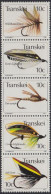 Südafrika - Transkei Mi.Nr. Zdr.83,84,85,86,87 Senkr. Künstliche Fliegen  - Andere & Zonder Classificatie