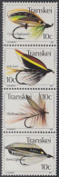 Südafrika - Transkei Mi.Nr. Zdr.86,87,83,84 Senkr. Künstliche Fliegen  - Andere & Zonder Classificatie