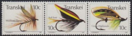 Südafrika - Transkei Mi.Nr. Zdr.83,87,86 Waag. Künstliche Fliegen  - Andere & Zonder Classificatie