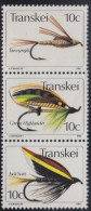 Südafrika - Transkei Mi.Nr. Zdr.85,86,87 Senkr. Künstliche Fliegen  - Andere & Zonder Classificatie
