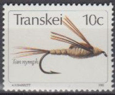 Südafrika - Transkei Mi.Nr. 85 Künstliche Fliegen, Tan Nymph (10) - Other & Unclassified