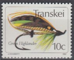 Südafrika - Transkei Mi.Nr. 86 Künstliche Fliegen, Green Highlander (10) - Other & Unclassified