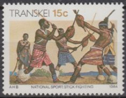 Südafrika - Transkei Mi.Nr. 148y Freim. Kultur Der Xhosa, Stockfechten (15) - Andere & Zonder Classificatie