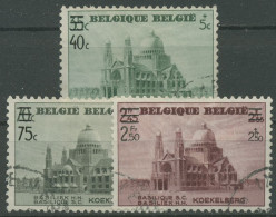 Belgien 1938 Vollendung Der Basilika Von Koekelberg 486/88 Gestempelt - Used Stamps