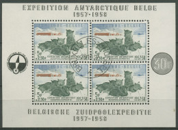 Belgien 1957 Südpolarexpedition Schlittenhunde Block 25 Gestempelt (C40689) - 1924-1960