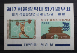 Korea Block 148 Mit 307-308 Postfrisch Olympische Spiele #SD868 - Korea (Zuid)