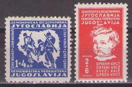 Yugoslavia 1945 Red Cross,Mi 459-460 MNH** - Ongebruikt