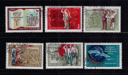 RUSSIA  1972 SCOTT #3967-3971,3975  USED - Oblitérés