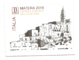 (REPUBBLICA ITALIANA) 2019, MATERA CAPITALE EUROPEA DELLA CULTURA - Serie Di 1 Francobollo Nuovo MNH - 2011-20: Mint/hinged