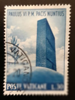 Vaticaanstad 1965 Used Mi #483,  30 Lire, Paulus VI - Oblitérés