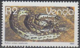 Südafrika - Venda Mi.Nr. 136x Freim. Reptilien, Python (2) - Other & Unclassified