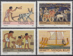 Südafrika - Venda Mi.Nr. 242-45 Erfindungen, U.a. Aus Ägypten (4 Werte) - Other & Unclassified