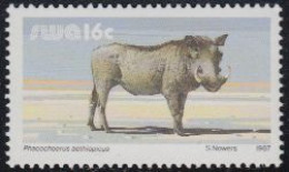 Südwestafrika Mi.Nr. 604x Freim. Wildlebende Säugetiere, Warzenschwein (16) - Namibia (1990- ...)