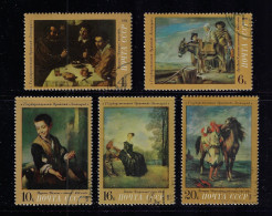 RUSSIA  1972 SCOTT #4001-4005  USED - Oblitérés