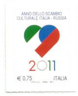 (REPUBBLICA ITALIANA) 2011, SCAMBO CULTURALE ITALIA-RUSSIA - Serie Di 1 Francobollo Nuovo MNH** - 2011-20: Ungebraucht