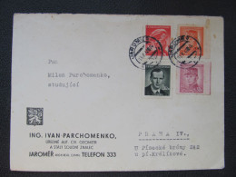 BRIEF Jaroměř - Praha Ing.I.Parchomenko Geometr  /// P4300 - Covers & Documents