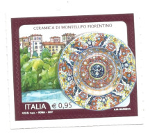 (REPUBBLICA ITALIANA) 2017, CERAMICA DI MONTELUPO FIORENTINO - Serie Di 1 Francobollo Nuovo MNH** - 2011-20:  Nuevos