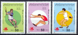 1992- Libya - Barcelona Olympic Games Spain - MNH Complete Set - Libyen