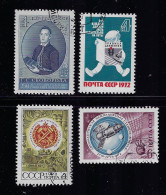 RUSSIA  1972 SCOTT #4034,4035,4043,4044 USED - Oblitérés