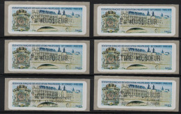 6 Atms, Lisa1, Tarifs, Au Choix, 0.51€, Ecopli E 0.51€, U.Eur P 0.70€, Prioritaire, LETTRE 0.90€, 83ème Congrès FFAP - 2010-... Illustrated Franking Labels