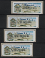 4 Atms, Lisa1,tarifs, Au Choix, 0.51€, Ecopli E 0.51€, U.Eur P 0.70€, Prioritaire, LETTRE 0.90€, 83ème Congrès FFAP - 2010-... Illustrated Franking Labels