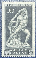 POST ITALIA, 60 LIRE, ANTONIO CANOVA, ANNÉE 1757-1957. - Lotti E Collezioni