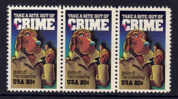 Chiens // USA // 1984  // The Crime Dog Timbres Neuf** MNH - Honden