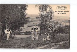 Les Promenades De CREVECOEUR - " Le Gallet " - Vue Prise Sur La Vallée De CATHEUX - Très Bon état - Crevecoeur Le Grand