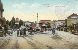 Liban - Lebanon - Beyrouth - La Place Avec L'église Et La Caserne (Ed. Terzis) - Libano