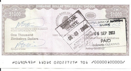 ZIMBABWE 1000 DOLLARS 2003 XF+ P 15 - Zimbabwe