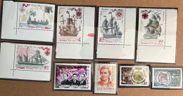 Russia USSR, 1971, Sc#3930-3934, 3904.  9 Stamps, MNH - Neufs