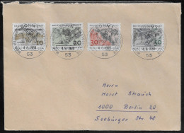 Germany. FDC Sc. 1000-1003.   European Nature Conservation.  FDC Cancellation. - 1961-1970