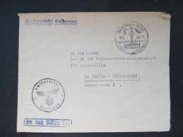 BRIEF Falkenau Sokolov - Berlin Sudetenland 1943 Gericht  // P4146 - Région Des Sudètes