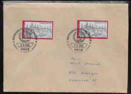 Germany. FDC Sc. 1010.   Rothenburg Ob Der Tauber.  FDC Cancellation - 1961-1970