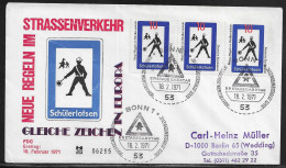 Germany. FDC Mi. 665-668  New Road Traffic Regulations.  FDC Cancellation On Cachet Special Envelope No. 06295 - 1971-1980