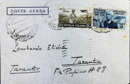 ITALIA - COLONIE -  ETIOPIA + SOMALIA Lettera Da GIMMA Del 1939- S6184 - Aethiopien