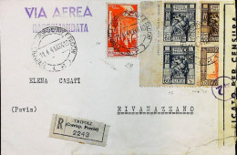 ITALIA - COLONIE -  LIBIA Lettera Raccomandata Da TRIPOLI Del 1941- S6311 - Libyen