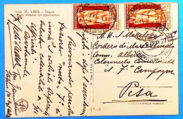 ITALIA - COLONIE -  LIBIA Cartolina Da TRIPOLI Del 1938 AUGUSTO - S6287 - Libya