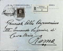 ITALIA - COLONIE -  LIBIA Lettera Raccomandata Da TRIPOLI Del 1930- S6272 - Libya