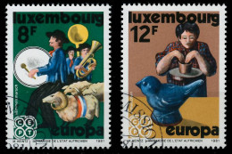 LUXEMBURG 1981 Nr 1031-1032 Gestempelt X5A9EE2 - Used Stamps