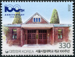 South Korea 2018. Centenary Of The University Of Seoul (MNH OG) Stamp - Korea (Zuid)