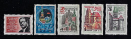 RUSSIA  1973 SCOTT #4133-4134,4150-4152 MH - Unused Stamps