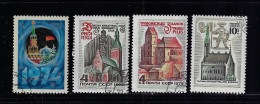 RUSSIA  1973 SCOTT #4134,4150,4152,4153 USED - Oblitérés