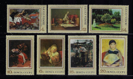 RUSSIA  1973 SCOTT #4141-4147 MH - Unused Stamps
