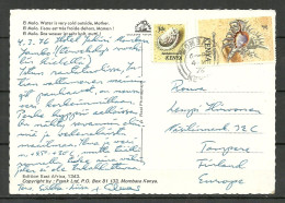 KENYA 1976 Post Card To Finland. Rare Destination - Afrique