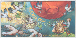 LOT 1595 FRANCE SOUVENIR PHILATELIQUE 2009 MEILLEURS VŒUX BALLONS ET ETOILES - Souvenir Blocks & Sheetlets