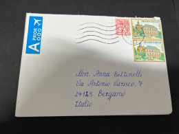 25-3-2024 (4 Y 4) 2 Letter Posted From Belgium To Italy - Brieven En Documenten